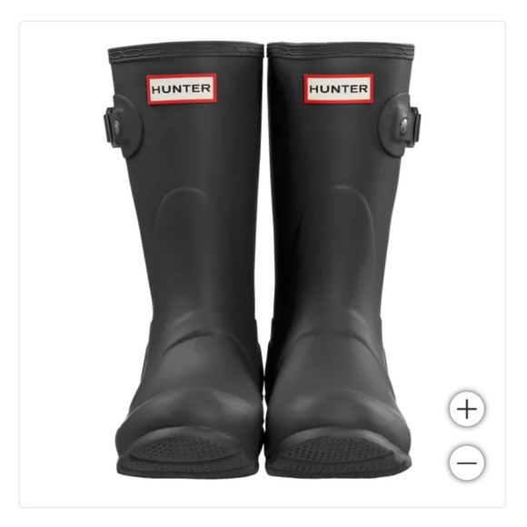 NWT Hunter Ladies' Original Short Boot Black, In Box - Picture 3 of 12